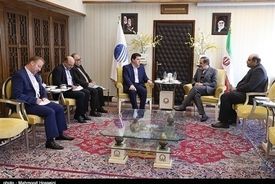 تصاویر دیدار با سفیر سوریه در تهران/سید محمود حسینی