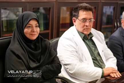 دیدار دکتر علی اکبر ولایتی با دکتر محمد اسماعیل قیداری رییس دانشگاه علوم پزشکی شهید بهشتی