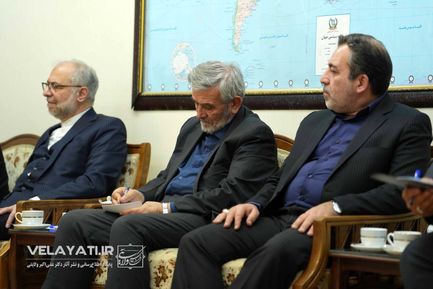 دیدار دکتر ولایتی با هیأتی از آکادمی علوم اجتماعی چین