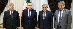 دیدار دکتر ولایتی با رئیس شورای امنیت ملی قرقیزستان