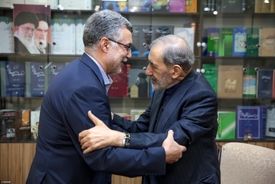 دیدار دکتر ولایتی با دکتر ظفرقندی وزیر بهداشت درمان و آموزش پزشکی