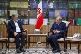 دیدار دکتر علی اکبر ولایتی با زیاد نخاله دبیر کل جنبش جهاد اسلامی فلسطین