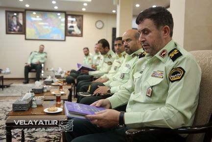 دیدار فرمانده حفاظت از شخصیت‌ها و دژبان فراجا با دکتر ولایتی