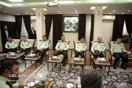 دیدار فرمانده حفاظت از شخصیت‌ها و دژبان فراجا با دکتر ولایتی